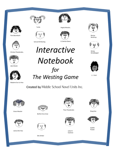 Interactive Notebook for The Westing Game