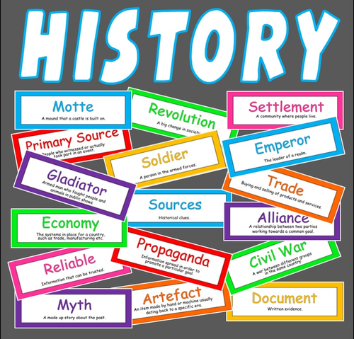 200 HISTORY FLASH CARDS TEACHING RESOURCE CLASSROOM DISPLAY key stage 2 3 4