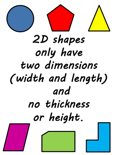 2D and 3D shape
