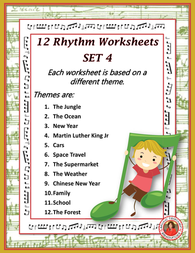 Rhythm Worksheets Set 4