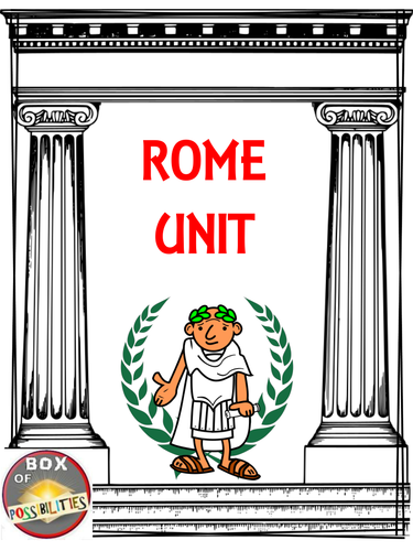 Rome Unit: Ancient Rome - Readings, activities & worksheets on all things Roman