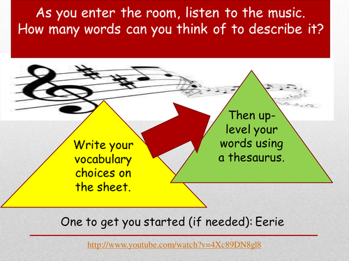 Descriptive Writing KS4