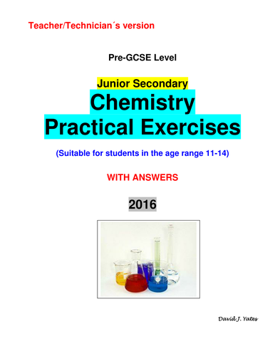 Junior Secondary Chemistry Practical Exercises (Teacher's version)