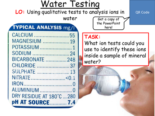 C3 topic 1: Water testing and Ion testing