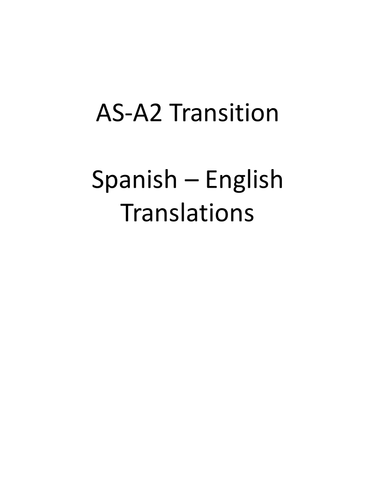 AS-A2 Transition Translations