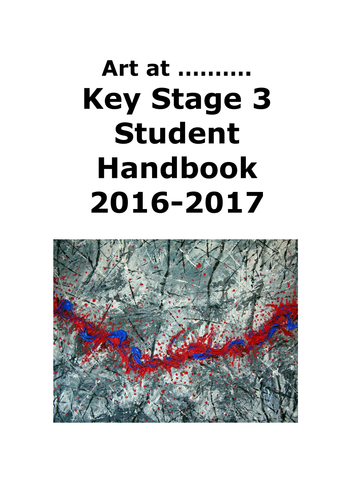 Key Stage 3 Art Student Handbook