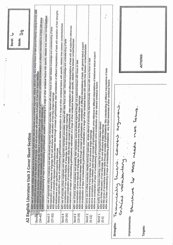 Exemplar Essays 'As You Like It'