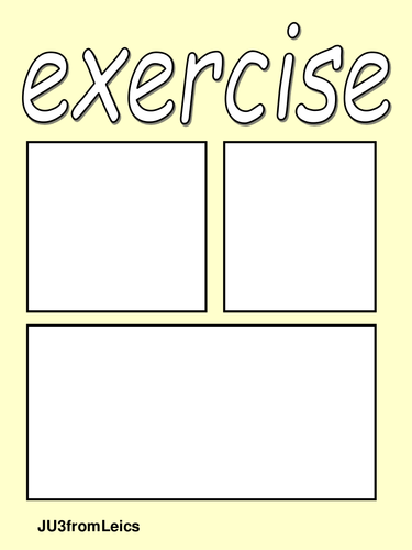 EXERCISE  poster template