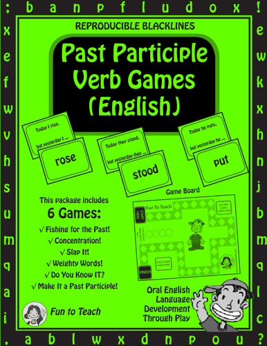 Past Tense Verb Grammar Games - Past Participle