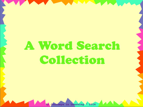 A Word Search Collection