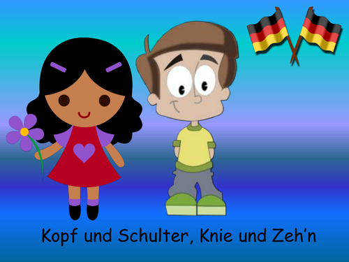 Kopf, Schultern, Knie und Zeh'n - Learn the German Head, Shoulders, Knees and Toes Song