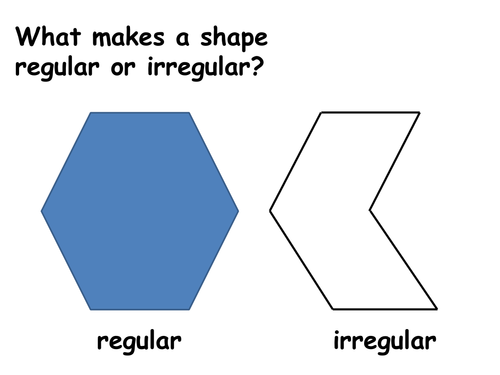 Properties of 2D and 3D shapes