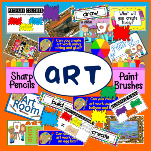 ART TEACHING RESOURCES DRAWING PRIMARY EARLY YEARS DISPLAY CREATIVE COLOURS