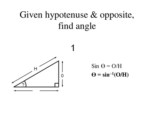 Trigonometry SOHCAHTOA Triangles Identifying the correct formula 12