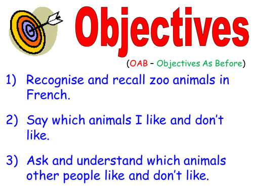 French - Zoo animals and preferences | Teaching Resources