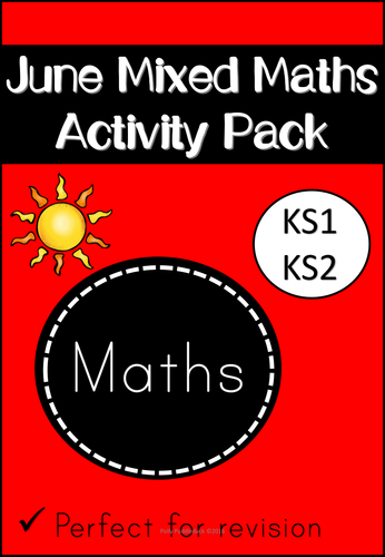 June Mixed Maths Activity Pack (KS1/KS2)
