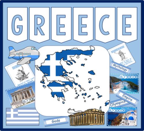 GREECE GREEK LANGUAGE MULTICULTURE AND DIVERSITY TEACHING RESOURCES DISPLAY