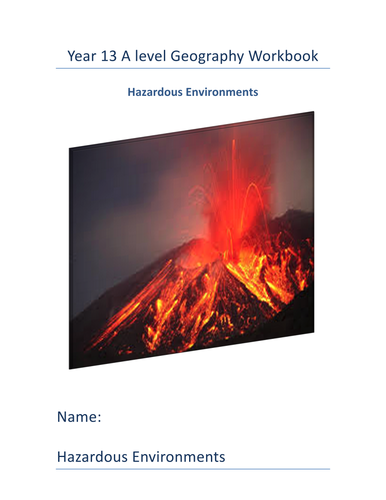 Natural Hazards Workbook