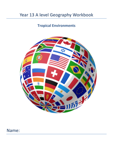 Tropical Environments workbook