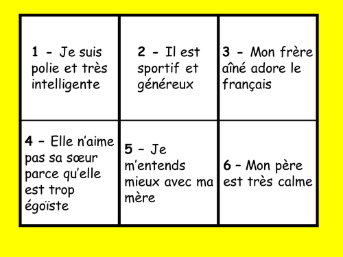 quiz personality descriptions