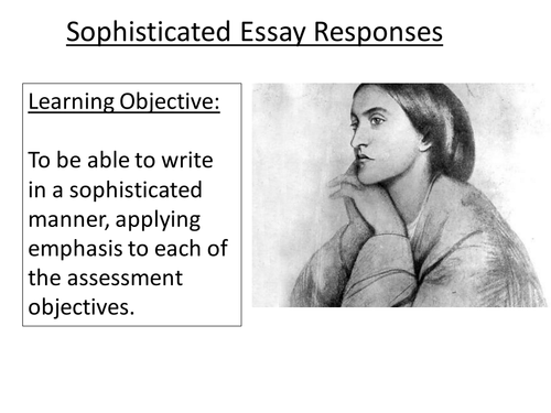 KS5: Christina Rossetti - sophisticated essay planning and writing skills (AQA). 