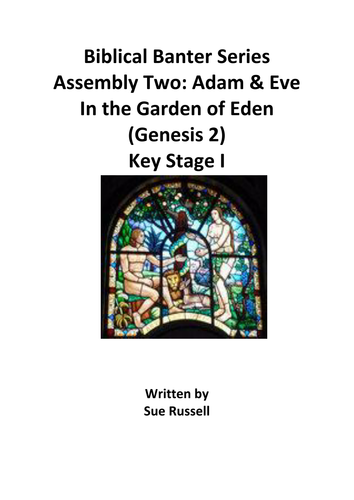 Adam and Eve in the Garden of Eden Assembly or Class Play