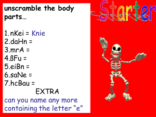 Illnesses and parts of the body