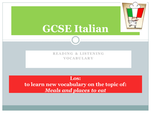 Italian Customer Service & Transactions KS4