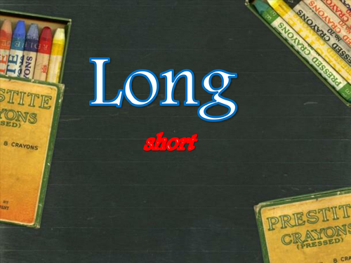 Long and Short PowerPoint: A Length Comparison Resource | Teaching ...