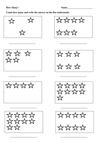 Early Level Maths Worksheets