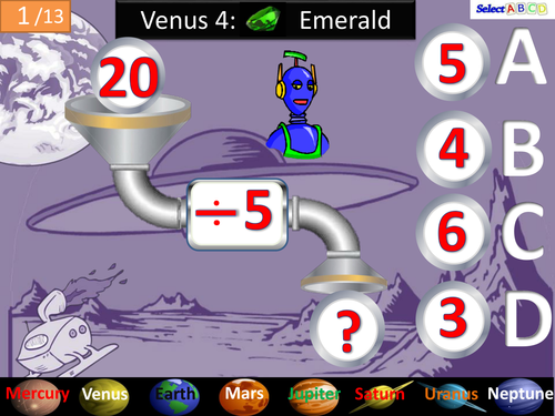 Venus - Dividing by 5