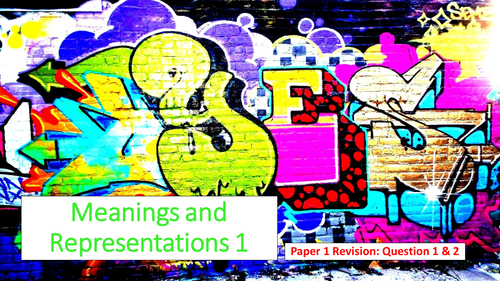 English Language: Understanding Meanings and Representations