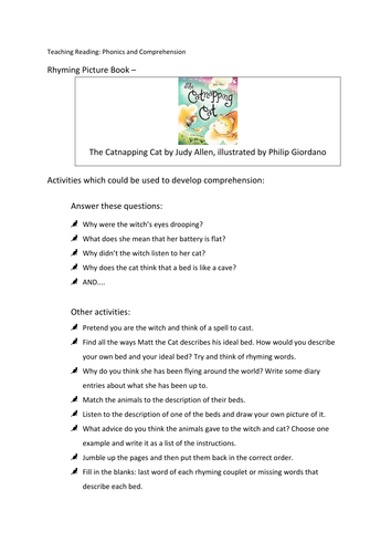 Catnapping Cat  ideas