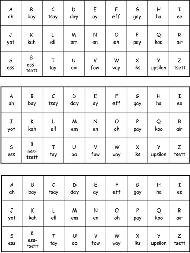 german alphabet by rooney33 teaching resources tes
