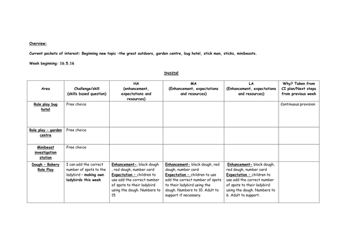 What the Ladybird Heard Planning for Early Years