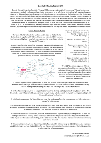 Mountains - Unit Of Work (KS3 &4)