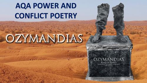 'Ozymandias' AQA Power and Conflict poetry