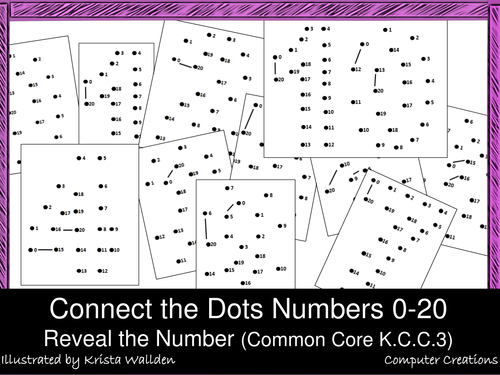 Maths Connect the Dots Numbers 0-20 