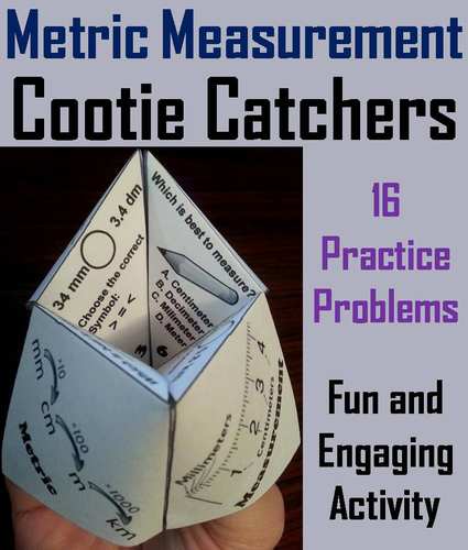 Metric Measurement Cootie Catchers
