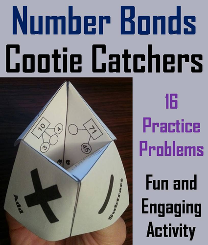 Number Bonds Cootie Catchers