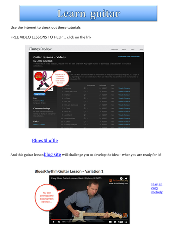 Beginner Guitar Stage 4 with ongoing performance projects