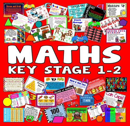 200 KEY STAGE 1-2 MATHS ACTIVITIES GAMES TASKS WORKSHEETS TEACHING RESOURCES