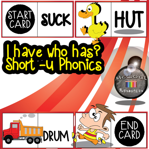 Phonics Game - Short U Sound