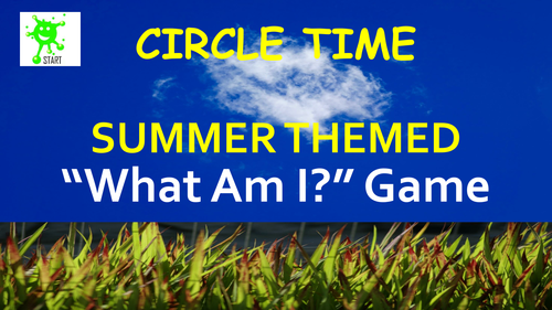 Pre-school and Primary Circle Time Summer Fun Activity
