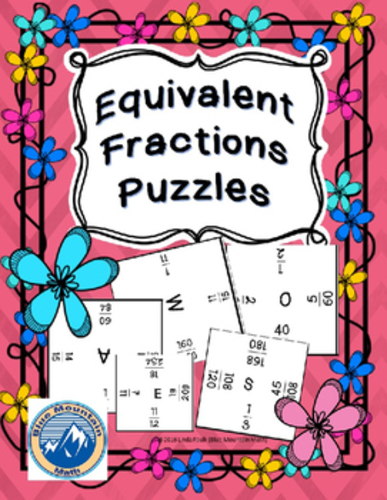 Equivalent Fractions Puzzle Set