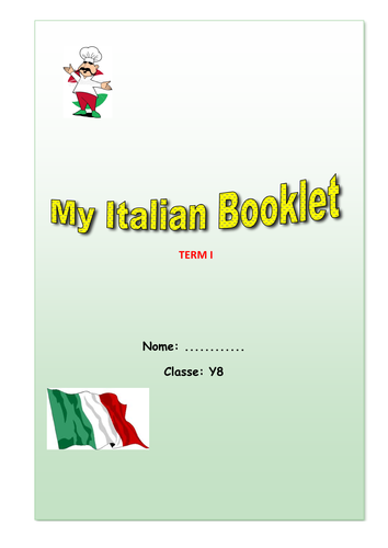 Italiano Food & Drink Booklet