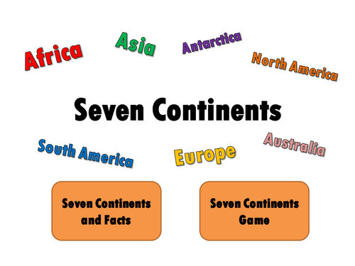 Seven Continents: Facts and game