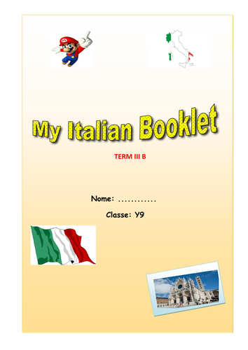 Italiano My Life Booklet