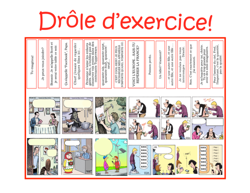 (Revised) Drôle d'exercice: "reading in context" can be seriously funny
