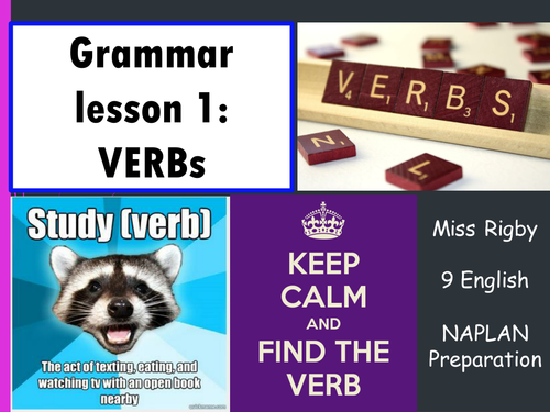 Verbs and tenses | Teaching Resources